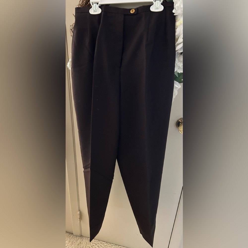 Harve Bernard Black Dress  Slacks Fully Lined  Size 8